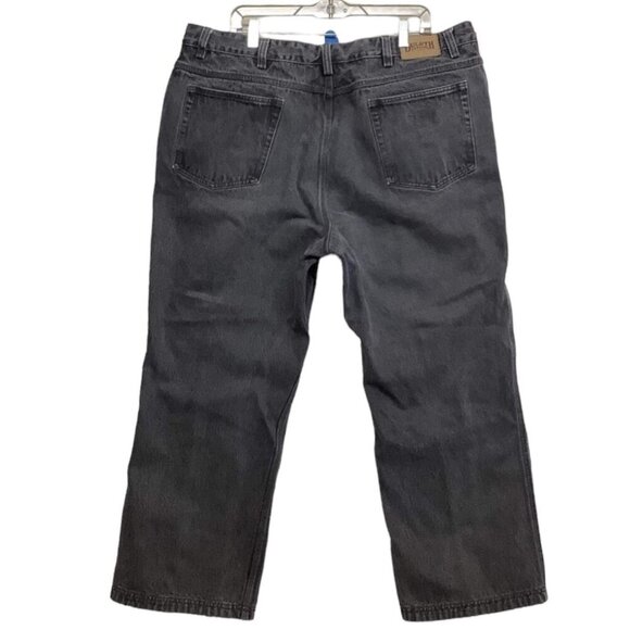 Duluth Trading Ballroom Size 44x28 Relaxed Fit Jeans Straight Denim Cotton Gray - Picture 7 of 12